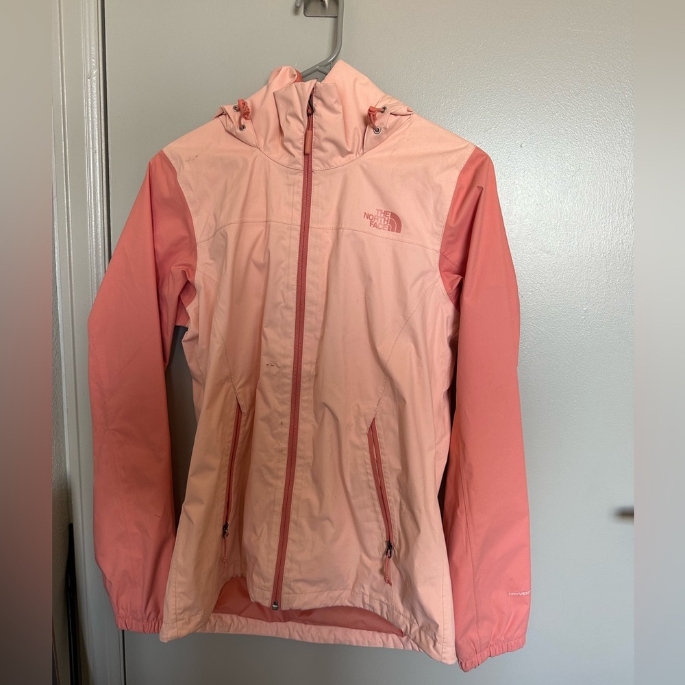 North Face rain coat